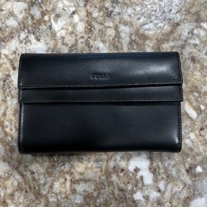 Furla Tri-Fold Wallet with Snap Closure